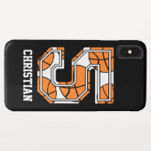 Persoonlijk Basketball Number 5 Case-Mate iPhone Case (Achterkant (horizontaal))