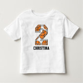 Persoonlijk Basketball Nummer 2 Kinder Shirts (Voorkant)