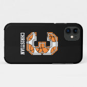 Persoonlijk Basketball Nummer 3 Case-Mate iPhone Case (Achterkant (horizontaal))