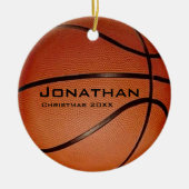 Persoonlijk Basketball Ornament (Voorkant)