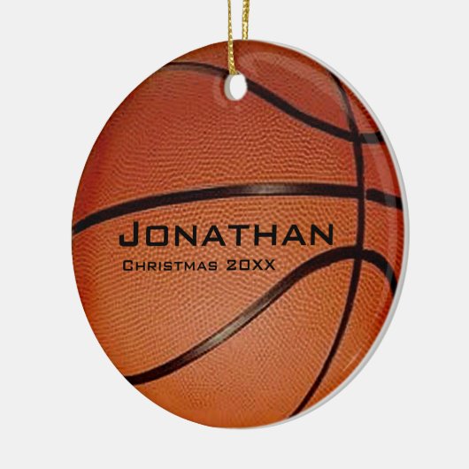 Persoonlijk Basketball Ornament (Links)