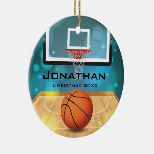 Persoonlijk Basketball Ornament (Rechts)