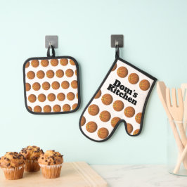 Persoonlijk Basketball Ovenwant & Pannenlap Set