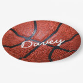 Persoonlijk Basketball Papieren Bordje (Gekanteld)