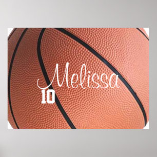 Persoonlijk Basketball Poster