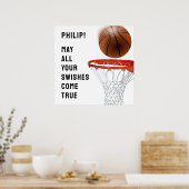 Persoonlijk Basketball Poster (Keuken)