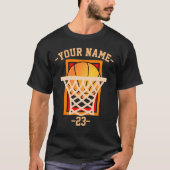 Persoonlijk Basketball T-shirt (Voorkant)