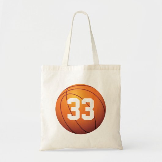 Persoonlijk Basketball Tote Bag (Voorkant)