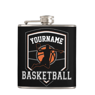 Persoonlijk Basketballer NAME Slam Dunk Team Heupfles
