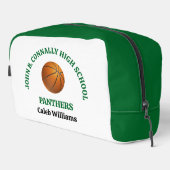 Persoonlijk basketbalspeler op de middelbare schoo toilettasje (Rechterhoek)