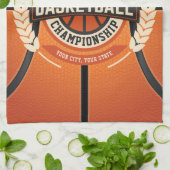Persoonlijk Basketbalteam Speler Aangepaste Atleet Theedoek (Gevouwen)