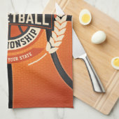 Persoonlijk Basketbalteam Speler Aangepaste Atleet Theedoek (Quarter Fold)