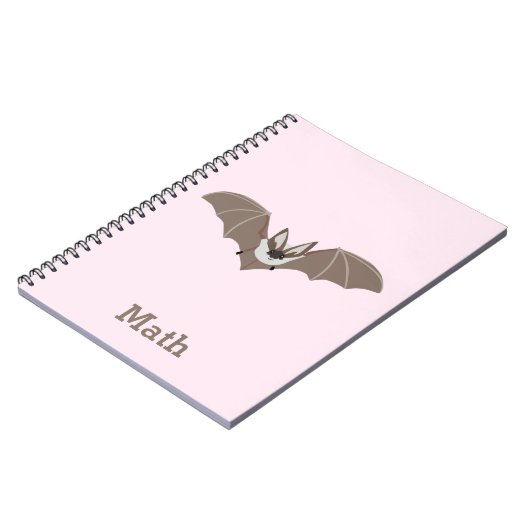 Persoonlijk Bat Pattern Notitieboek (Linkerzijde)