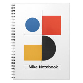 Persoonlijk Bauhaus Minimalistisch Geometrisch Not Notitieboek