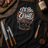 Persoonlijk BBQ Grill Master Schort Cadeau voor Pa