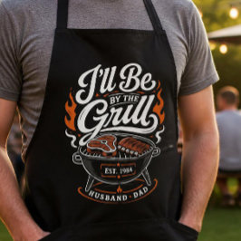 Persoonlijk BBQ Grill Master Schort Cadeau voor Pa