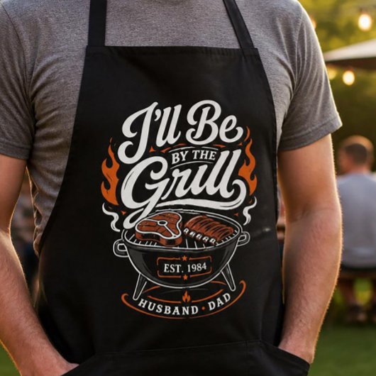 Persoonlijk BBQ Grill Master Schort Cadeau voor Pa