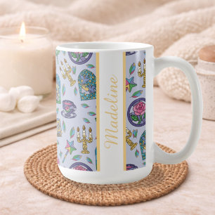 Persoonlijk Beauty and the Beast-boek voor meisjes Koffiemok