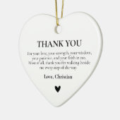 Persoonlijk Bedank Ornament Geschenk voor Vader &  (Links)