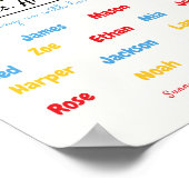 Persoonlijk bedankcadeau voor de leraar poster (Hoek)