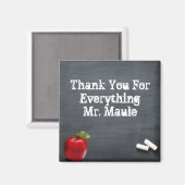 Persoonlijk bedankt leraar magneet (Voorkant / Achterkant)