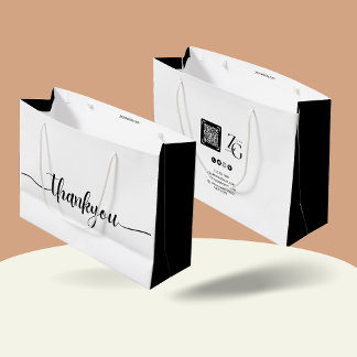 Persoonlijk bedankt met de aangepaste Logo Busines Groot Cadeauzakje