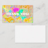 Persoonlijk bedankt visitekaartje (Voorkant / Achterkant)