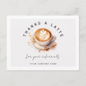 Persoonlijk Bedankt voor de Bestelling Briefkaart (Voorkant)