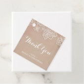 Persoonlijk bedankt voor je bruiloft voor Label (In situ)