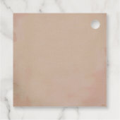 Persoonlijk bedankt voor je bruiloft voor Label (Achterkant)