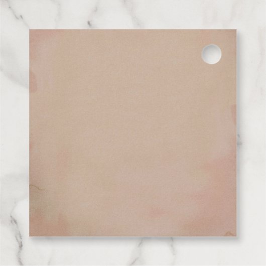 Persoonlijk bedankt voor je bruiloft voor Label (Achterkant)