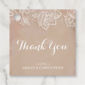 Persoonlijk bedankt voor je bruiloft voor Label (Voorkant)