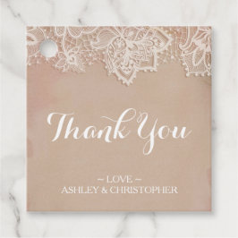 Persoonlijk bedankt voor je bruiloft voor Label