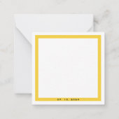 Persoonlijk bedankt voor je kaart met hommelmodel notitiekaartje (Achterkant)