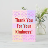 Persoonlijk: "Bedankt voor je verstand!" Kaart (Staand voorkant)