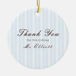 Persoonlijk Bedankte Leraar Ornament Bluebell