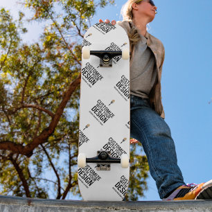 Persoonlijk bedrijf met merknaam Minimalistisch aa Skateboard