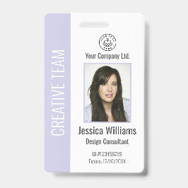 Persoonlijk Bedrijfsidentificatiebadge Lavendel Badge