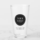 Persoonlijk bedrijfslogo | Aangepast zakelijk gesc Glas (Voorkant)