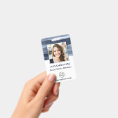 Persoonlijk bedrijfslogo van werknemer Foto ID Badge (Handheld)