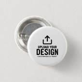 Persoonlijk bedrijfsmerk ronde button 3,2 cm (Voorkant /achterkant)