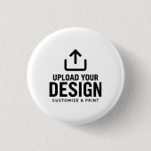 Persoonlijk bedrijfsmerk ronde button 3,2 cm (Voorkant)