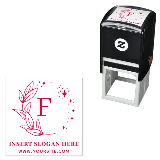 Persoonlijk Bedrijfsmonogram Zelfinktende Stempel (In situ)