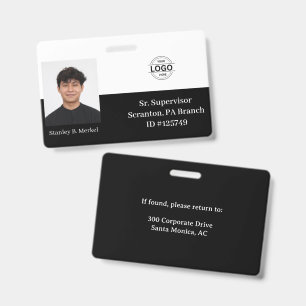 Persoonlijk bedrijfspasje voor werknemers Beveilig Badge