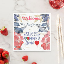 Persoonlijk bedrukt papier voor zomer BBQ picknick
