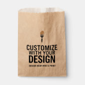 Persoonlijk bedrukte eigen merk dekens van bedrijf bedankzakje (Voorkant)