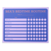 Persoonlijk Bedtime 11-inch x 8,5-inch Notitieblok (Voorkant)