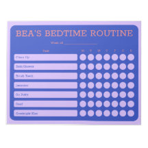 Persoonlijk Bedtime 11-inch x 8,5-inch Notitieblok