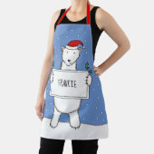 Persoonlijk Beer Kerstmis Schort (Insitu)