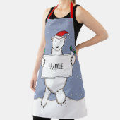 Persoonlijk Beer Kerstmis Schort (Insitu)